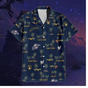 Milwaukee Brewers Island Paradise Hawaiian Shirt