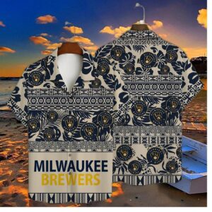 Milwaukee Brewers Tribal Spirit Hawaiian Shirt