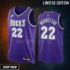 Milwaukee Bucks Khris Middleton 22 -23 Classic Edition Purple Jersey