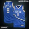 Milwaukee Bucks Nike City Edition Swingman Jersey - Royal Bobby Portis Jr. Youth