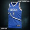 Milwaukee Bucks Nike City Edition Swingman Jersey - Royal Bobby Portis Jr. Youth