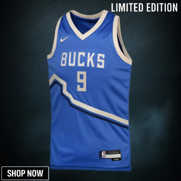 Milwaukee Bucks Nike City Edition Swingman Jersey - Royal Bobby Portis Jr. Youth