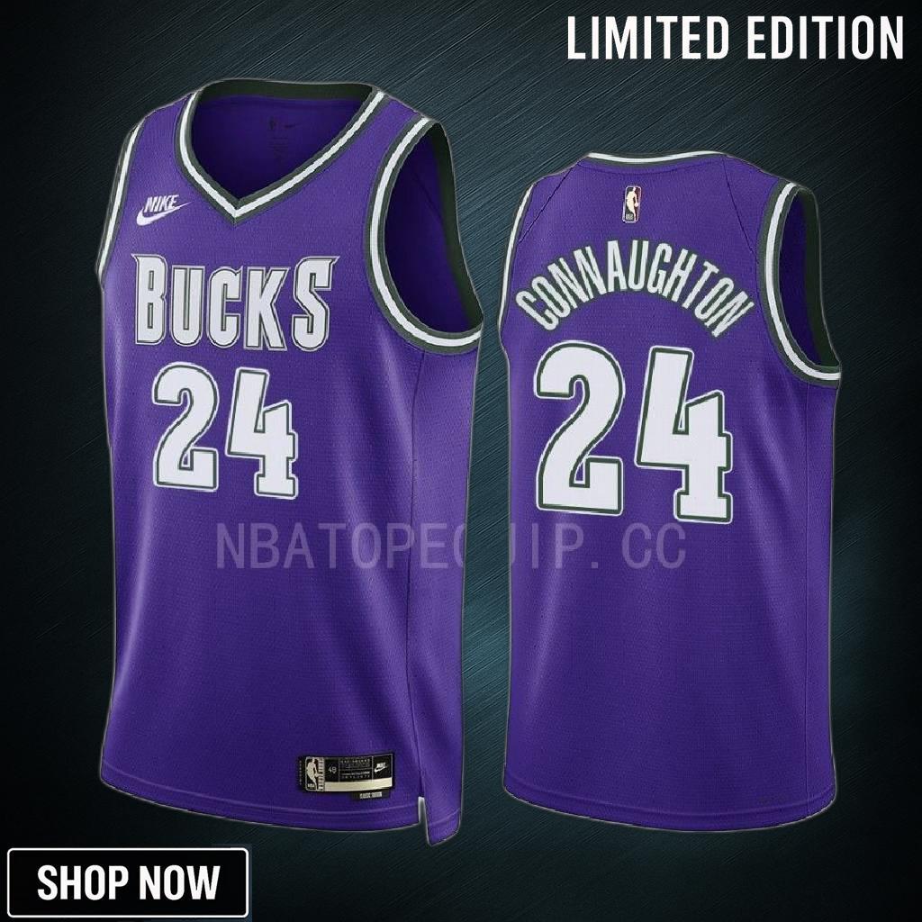 Milwaukee Bucks Pat Connaughton 24 -23 Classic Edition Purple Jersey