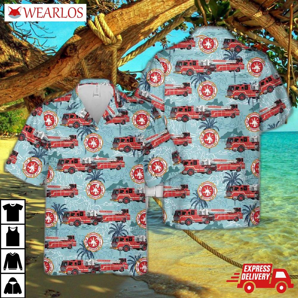 Minneapolis Fire Department Hawaiian Shirt