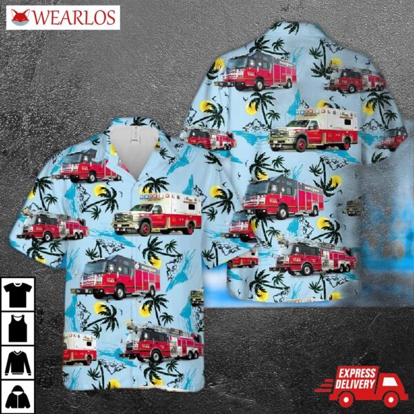 Minnesota Saint Paul Fire Department Hawaiian Shirt