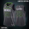 Minnesota Timberwolves C.j. Elleby 22 -23 Statement Edition Anthracite Men Jersey Swingman
