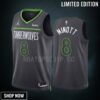 Minnesota Timberwolves Josh Minott 8 -23 Statement Edition Anthracite Men Jersey Swingman