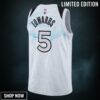 Minnesota Timberwolves Nike City Edition Swingman Jersey - White Anthony Edwards Unisex