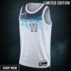 Minnesota Timberwolves Nike City Edition Swingman Jersey - White Naz Reid Unisex