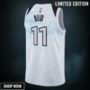 Minnesota Timberwolves Nike City Edition Swingman Jersey - White Naz Reid Unisex