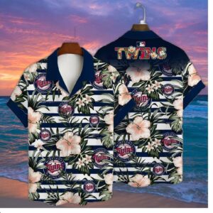 Minnesota Twins Beachside Breeze Hawaiian Shirt