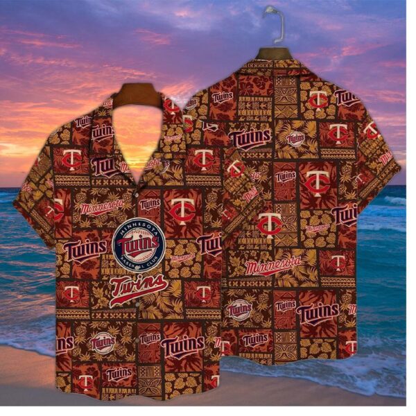 Minnesota Twins Coastal Comfort Hawaiian Shirt