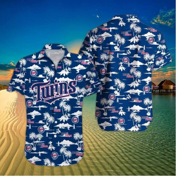 Minnesota Twins Island Blue Hawaiian Shirt