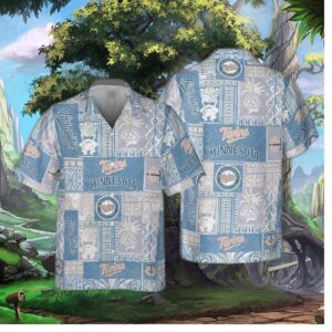 Minnesota Twins Palm Paradise Hawaiian Shirt