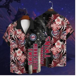Minnesota Twins Sunset Vibes Hawaiian Shirt