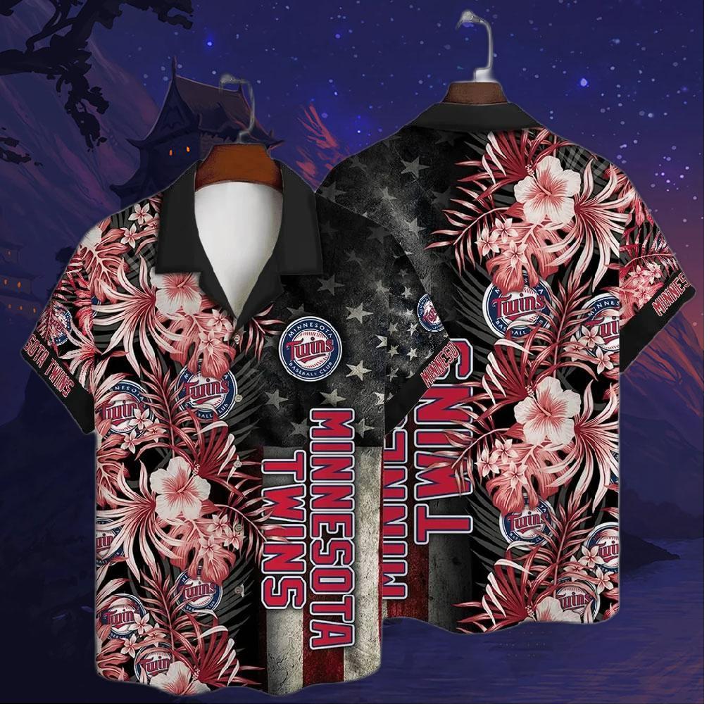 Minnesota Twins Sunset Vibes Hawaiian Shirt