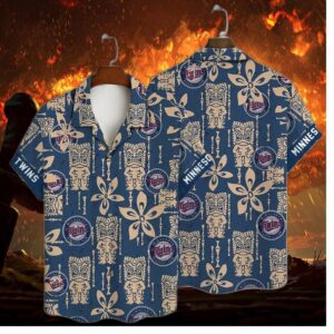 Minnesota Twins Tiki Tropic Hawaiian Shirt