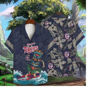 Minnesota Twins Tropical Escape Hawaiian Shirt