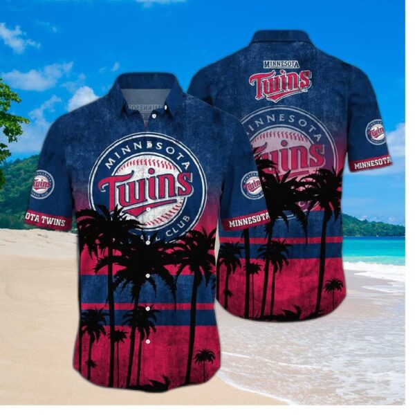 Minnesota Twins Tropical Sunset Hawaiian Shirt