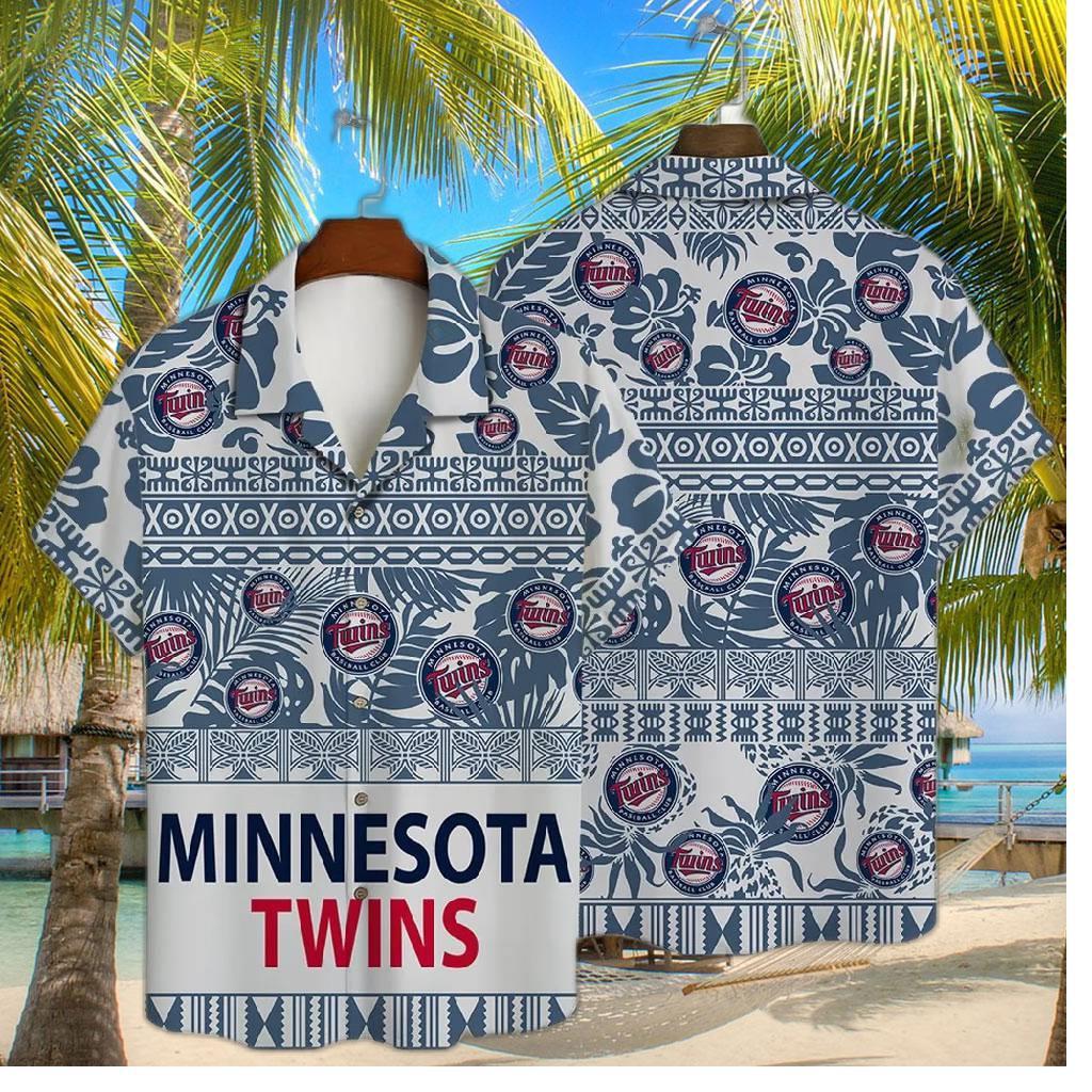 Minnesota Twins Vintage Tropics Hawaiian Shirt