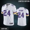 Minnesota Vikings Camryn Bynum 24 White Vapor Limited Jersey - Men's