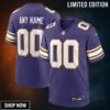 Minnesota Vikings Nike Classic Custom Game Jersey - Purple