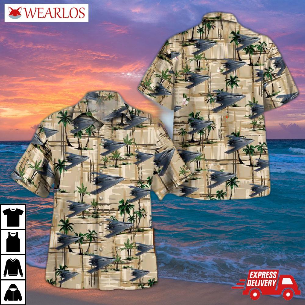 Missouri Air National Guard 110th Bomb Squadron B-2 Spirit Hawaiian Shirt