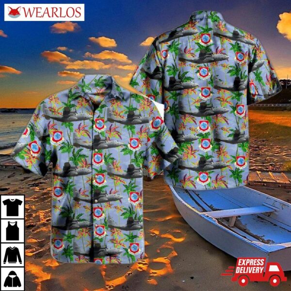 Missouri Air National Guard 139th Airlift Wing Lockheed C-130h Hercules (l-382) Hawaiian Shirt