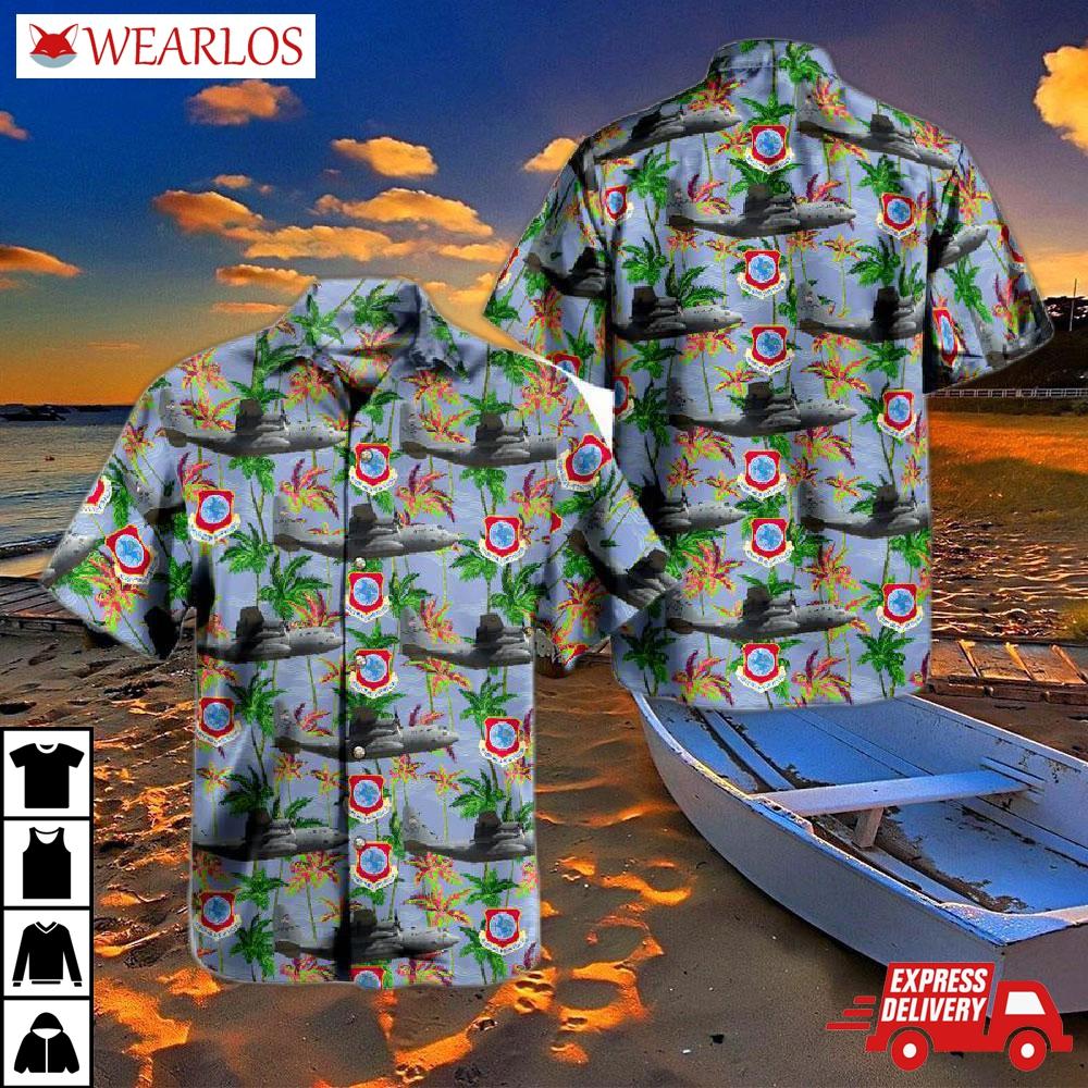 Missouri Air National Guard 139th Airlift Wing Lockheed C-130h Hercules (l-382) Hawaiian Shirt