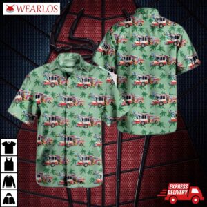Monroeville Volunteer Fire Department Company 1 Hawaiian Shirt