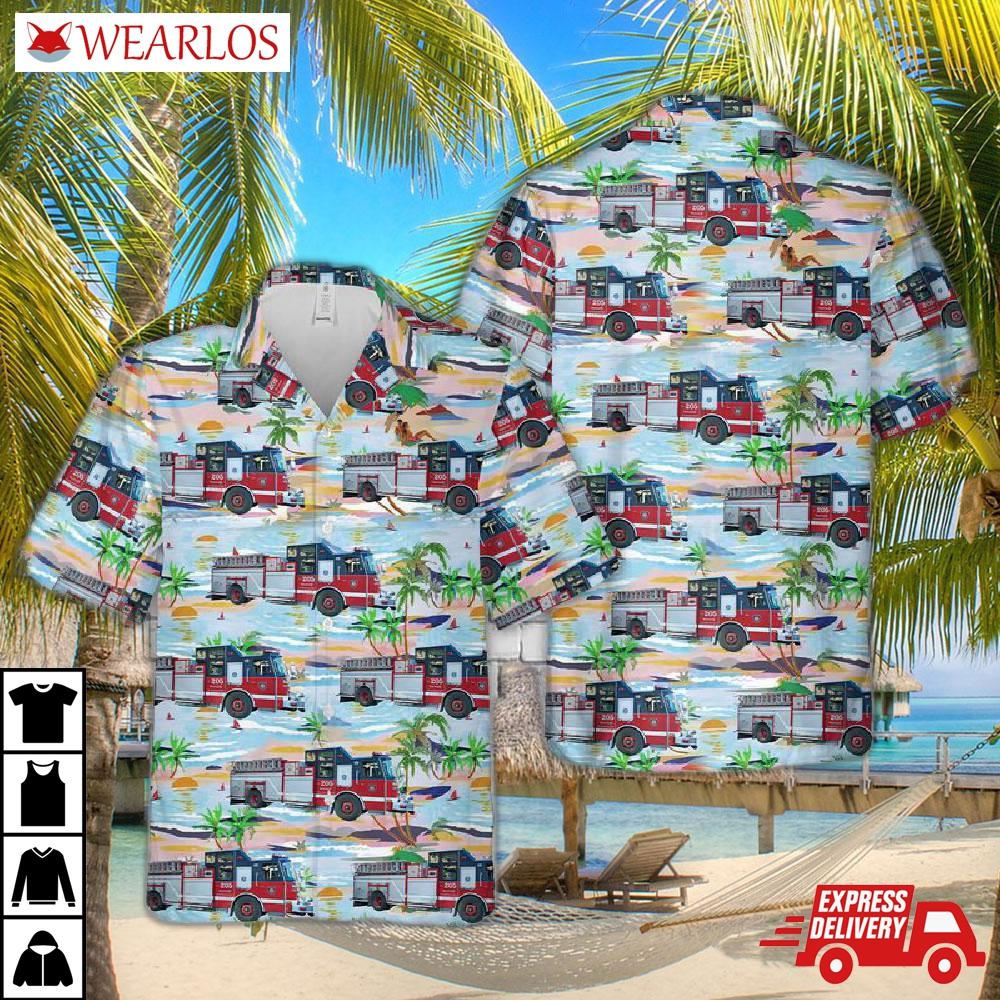 Montreal Fire Department Hawaiian Shirt