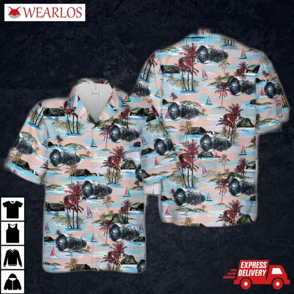 Mt30 Marine Gas Turbine Hawaiian Shirt