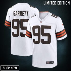 Myles Garrett Cleveland Browns Away Game Jersey - White Nfl