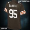 Myles Garrett Cleveland Browns Nfl Pro Line Womens Historic Logo Player Jersey - Brown