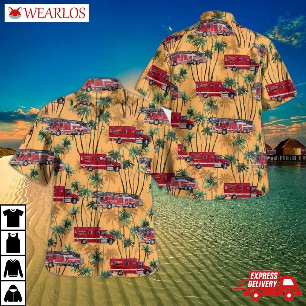 Naperville Fire Department Illinois Hawaiian Shirt