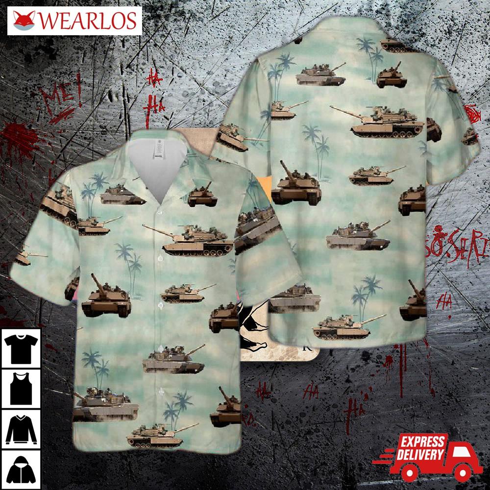National Guard Tank Hawaiian Shirt