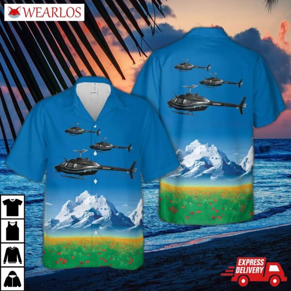 National Test Pilot School Oh-58c Hawaiian Shirt