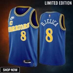 Nemanja Bjelica -23 Golden State Warriors Royal 8 Classic Edition Jersey - Men