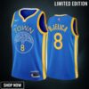 Nemanja Bjelica 8 -23 Golden State Warriors Blue Earned Edition Jersey Oak Town