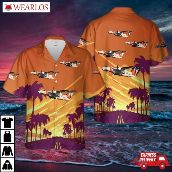 Netherlands Coastguard De Havilland Canada Dash 8-102 Hawaiian Shirt