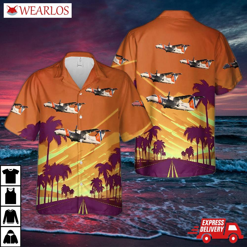 Netherlands Coastguard De Havilland Canada Dash 8-102 Hawaiian Shirt