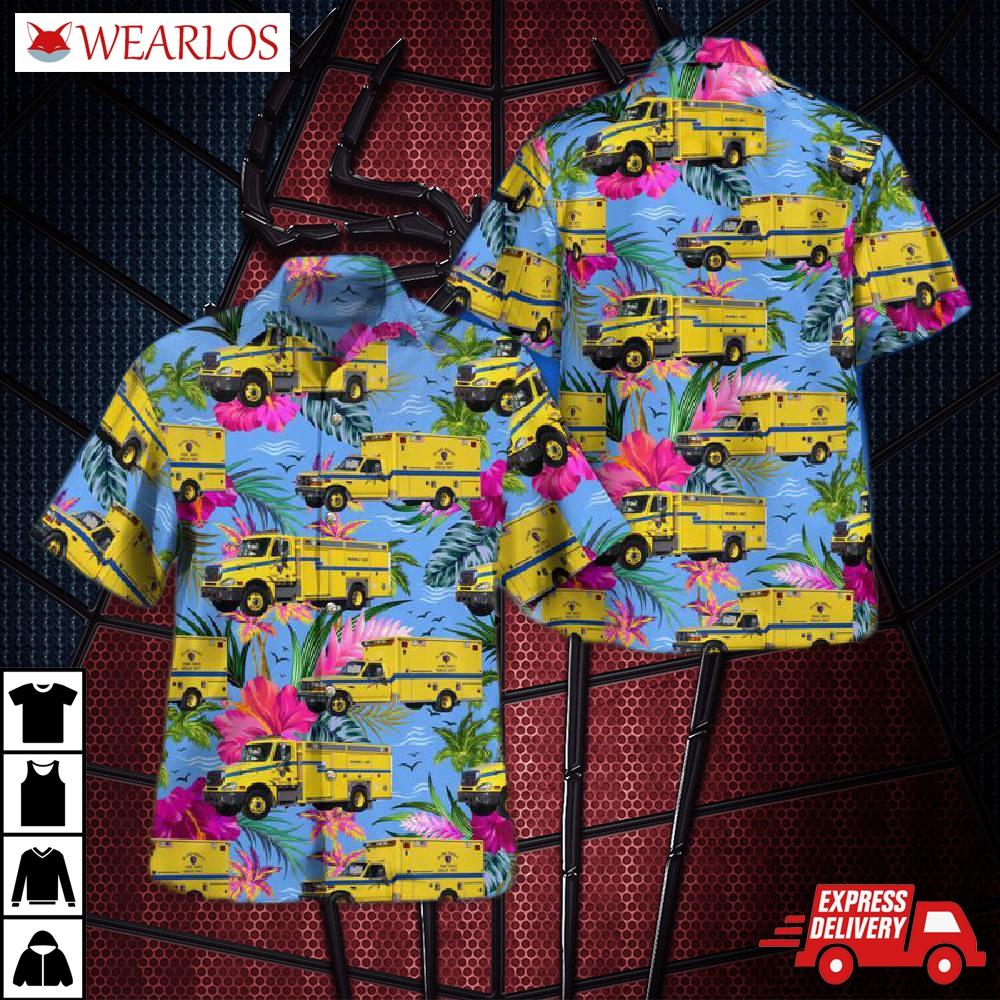 Nevada, Clark County Fire Department Station 14 - Winchester Hawaiian Shirt