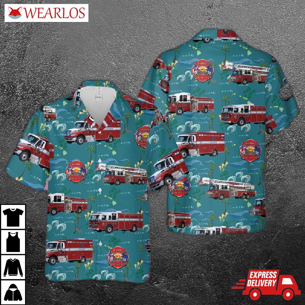 Nevada North Las Vegas Fire Department Hawaiian Shirt