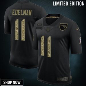 New England Patriots Julian Brandedelman #11 Nfl 2025 Black Jersey