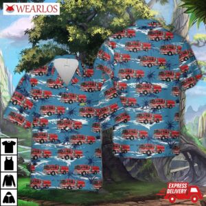 New Fire Department Portland Oregon Unites States Firefighter Fighter Rescue Hawaiian Shirt