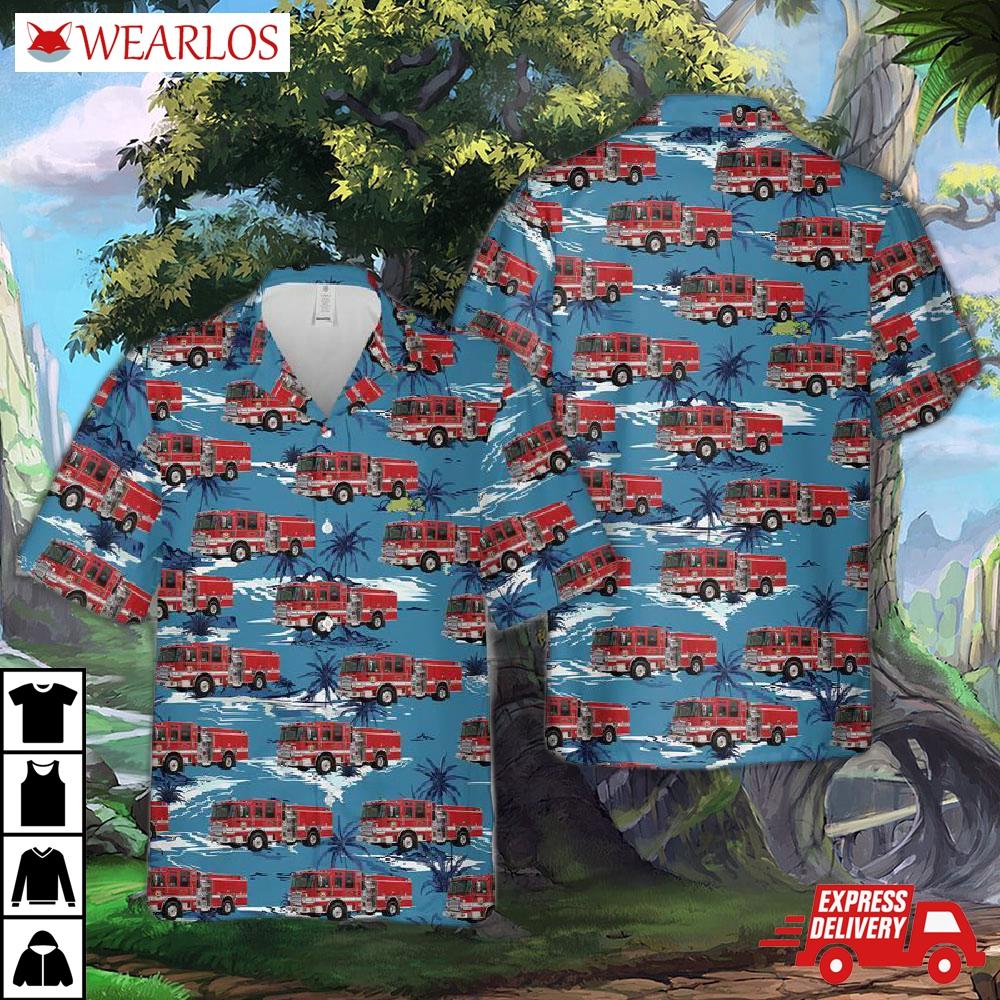 New Fire Department Portland Oregon Unites States Firefighter Fighter Rescue Hawaiian Shirt