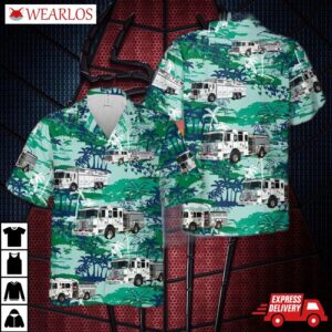 New Haven Fire Department Hawaiian Shirt