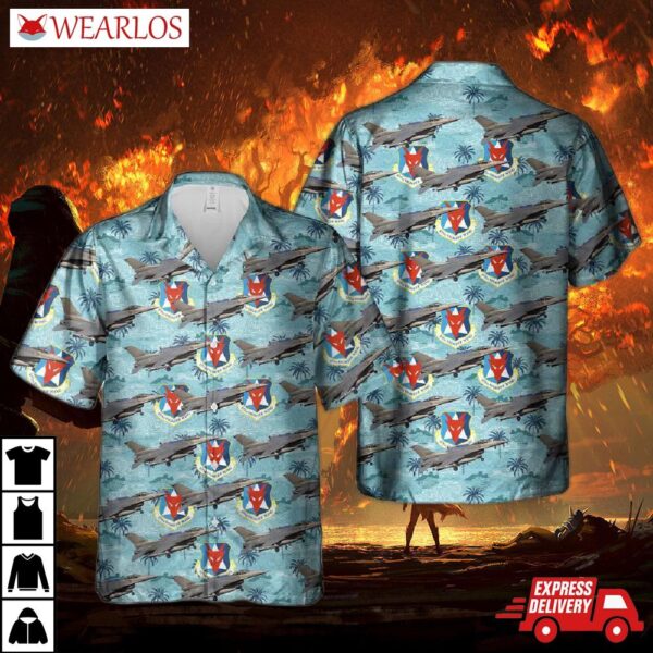 New Jersey Air National Guard, 177th Fighter Wing F-16c Fighting Falcons Hawaiian Shirt