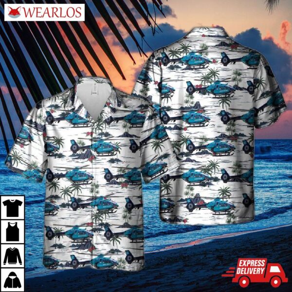 New Jersey Atlantic Air One Ambulance Ems Hawaiian Shirt