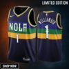 New Orleans Pelicans 1 Zion Williamson -23 City Edition Navy Jersey - Men